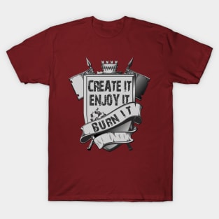 Create, Enjoy, Burn - Burning Man Inspired T-Shirt